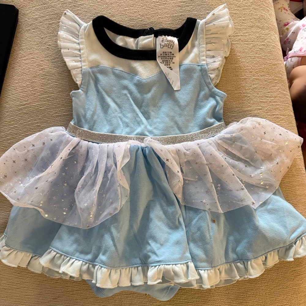 Disney Blue and White Kids Dance Costume